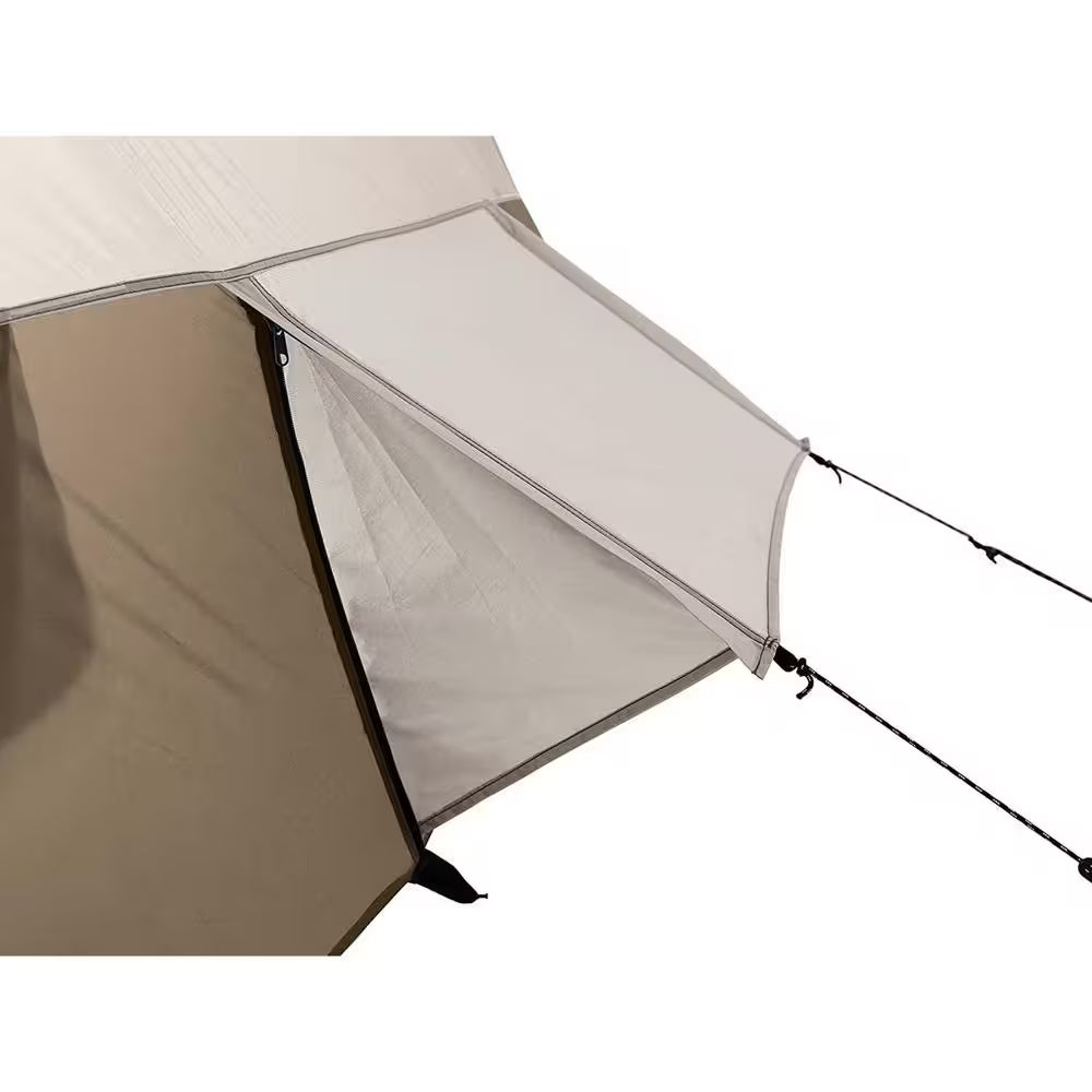 Klondike 16 Ft. X 11 Ft. Large 8-Person Screen Room Outdoor Camping Tent in Brown