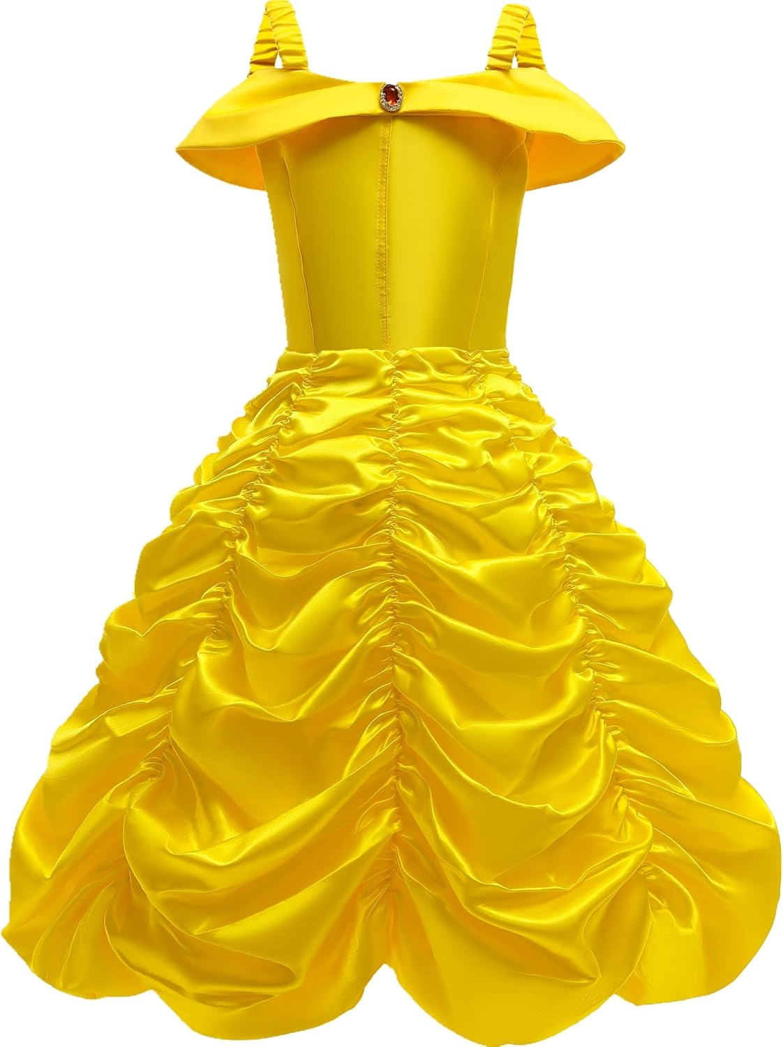 Princess Dresses for Girls Halloween Costumes Princess Costume for Girls Kids Yellow 3-10 Years